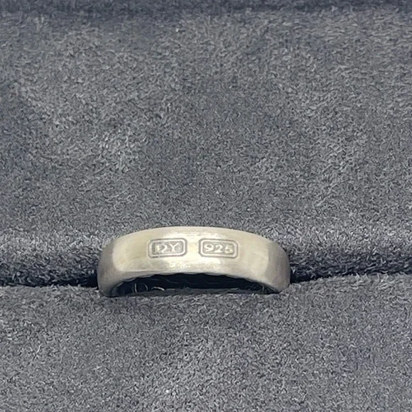 David Yurman Men’s Sterling Silver Ring - Picture 6 of 8